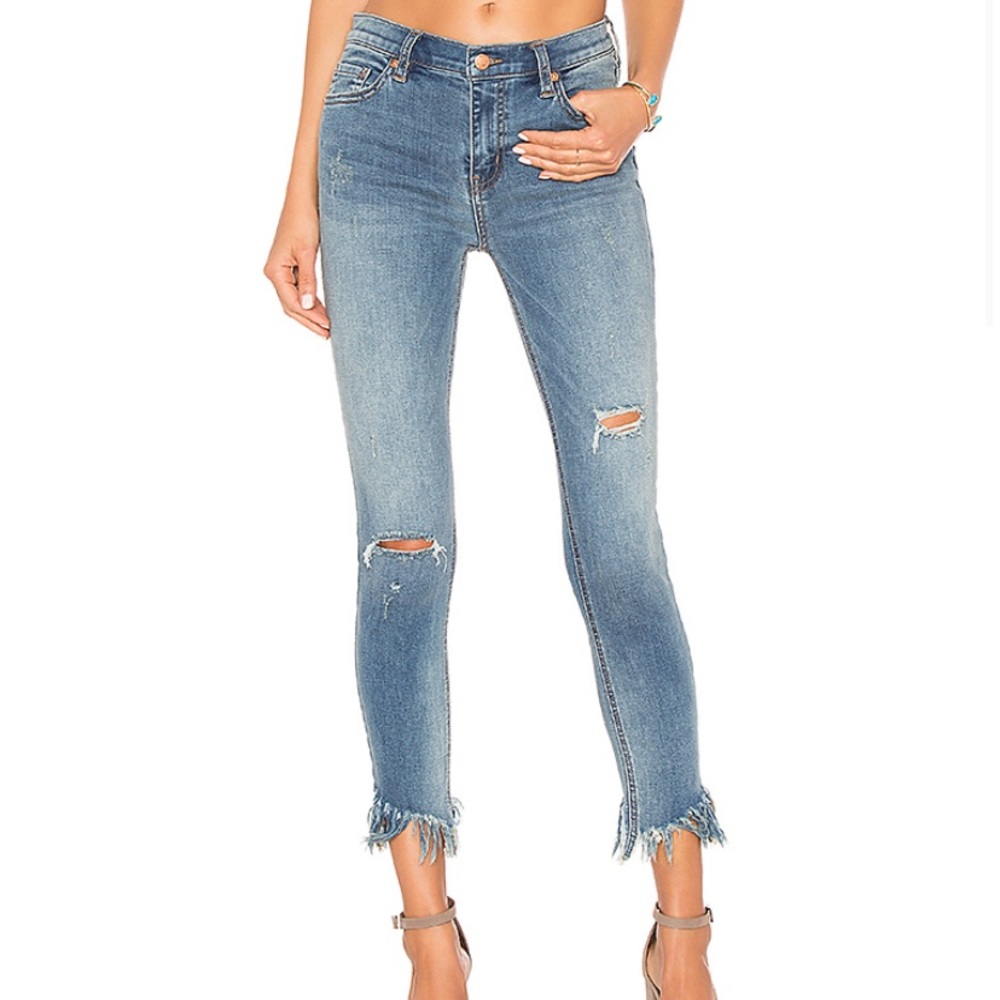 Frayed hem